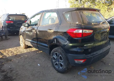 2020 Ford Ecosport S from USA, damaged, VIN MAJ3S2FE8LC338275